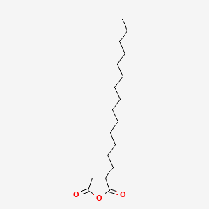 Chemical structure of Tetradecylsuccinic Anhydride