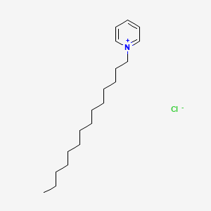Chemical structure of Tetradecylpyridinium chloride