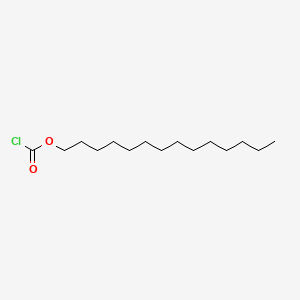 Chemical structure of Tetradecyl chloroformate
