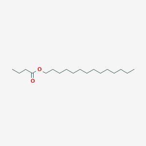 Chemical structure of Tetradecyl butyrate