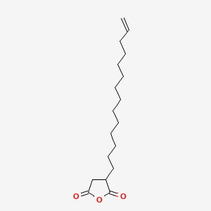 Chemical structure of Tetradecenylsuccinic Anhydride