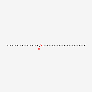 Chemical structure of Stearyl myristate