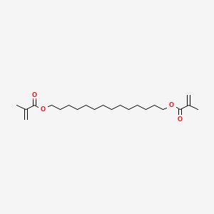 Chemical structure of 1,14-Tetradecanediol dimethacrylate