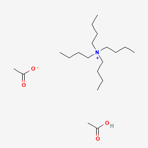 Chemical structure of Tetrabutylammoniumdiacetate