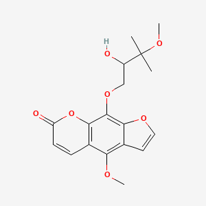 Chemical structure of tert-OMe-byakangelicin