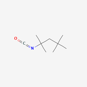 Chemical structure of TERT-OCTYL ISOCYANATE