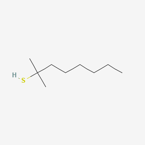 Chemical structure of tert-Nonanethiol