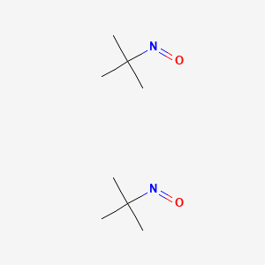 Chemical structure of tert-Nitrosobutane dimer
