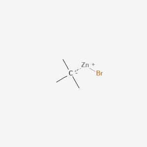 Chemical structure of TERT-BUTYLZINC BROMIDE