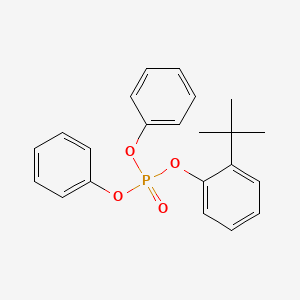 Chemical structure of tert-Butylphenyl Diphenyl Phosphate