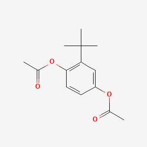 Chemical structure of tert-Butylhydroquinone Diacetate