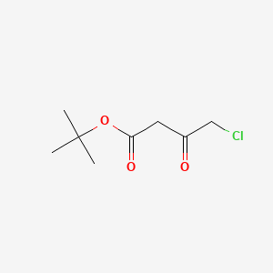 Chemical structure of tert-Butyl 4-chloro-3-oxobutyrate