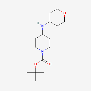 Chemical structure of tert-Butyl4-(oxan-4-ylamino)piperidine-1-carboxylate