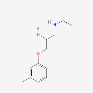 Chemical structure of tert-butyl tricyclo[3.2.1.0＜＜2,4>>]octan-3-ylcarbamate