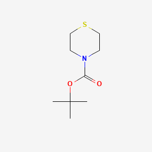 Chemical structure of Thiomorpholine, N-BOC protected