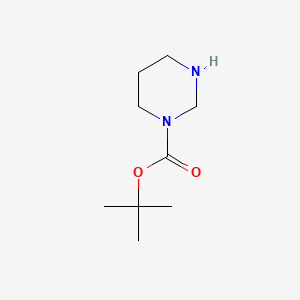 Chemical structure of Tert-butyl 1,3-diazinane-1-carboxylate