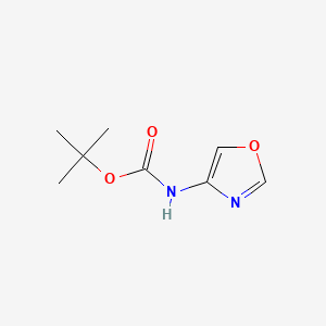 Chemical structure of tert-Butyl oxazol-4-ylcarbamate