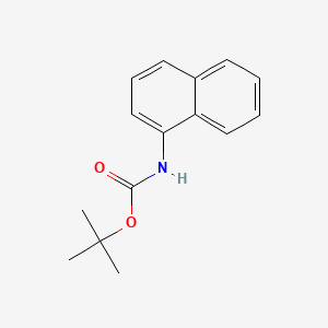 Chemical structure of tert-Butyl naphthalen-1-ylcarbamate
