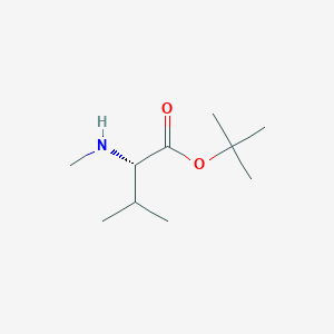 Chemical structure of tert-Butyl methyl-L-valinate