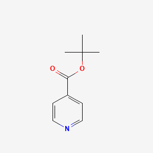 Chemical structure of tert-Butyl isonicotinate