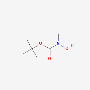 Chemical structure of tert-Butyl hydroxy(methyl)carbamate