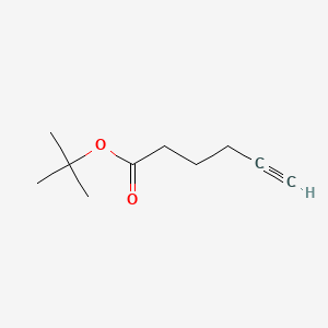 Chemical structure of tert-Butyl hex-5-ynoate