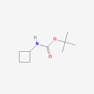 Chemical structure of Tert-butyl cyclobutylcarbamate