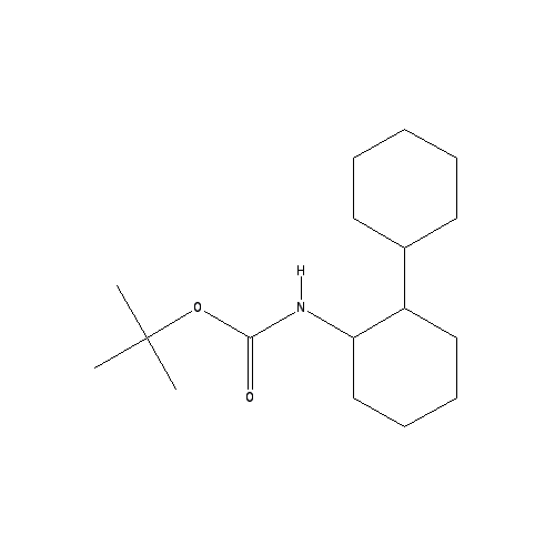 Chemical structure of tert-butyl bicyclo[3.1.0]hexan-6-ylcarbamate