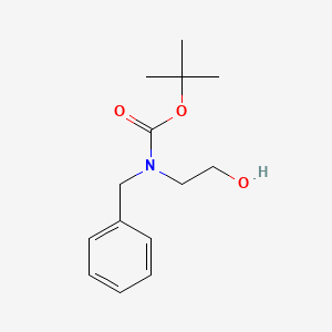 Chemical structure of tert-Butyl benzyl(2-hydroxyethyl)carbamate