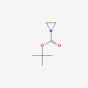 Chemical structure of tert-Butyl aziridine-1-carboxylate