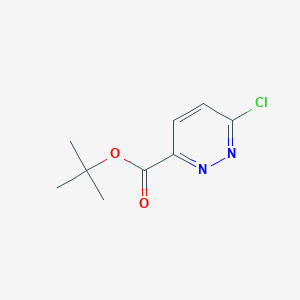 Chemical structure of tert-Butyl 6-chloropyridazine-3-carboxylate