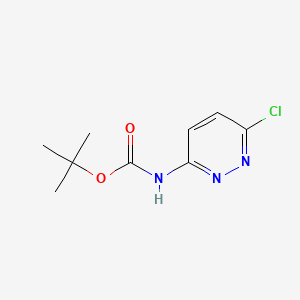 Chemical structure of Tert-butyl 6-chloropyridazin-3-ylcarbamate