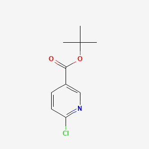 Chemical structure of tert-Butyl 6-chloronicotinate