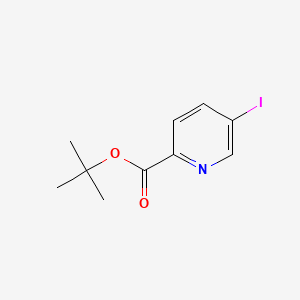 Chemical structure of tert-Butyl 5-iodopicolinate