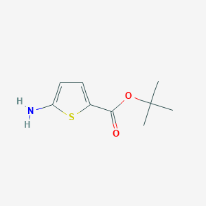 Chemical structure of tert-Butyl 5-aminothiophene-2-carboxylate