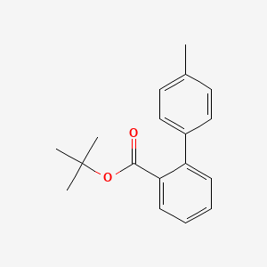 Chemical structure of TERT-BUTYL 4'-METHYLBIPHENYL-2-CARBOXYLATE