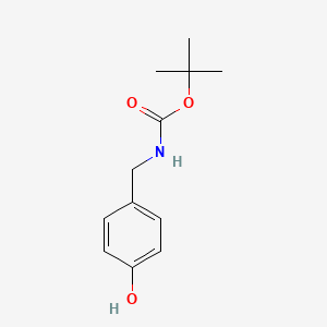 Chemical structure of tert-Butyl 4-hydroxybenzylcarbamate