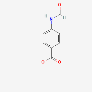 Chemical structure of tert-Butyl 4-formamidobenzoate