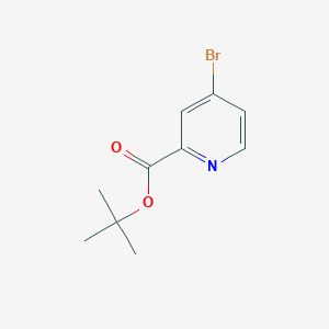 Chemical structure of tert-Butyl 4-bromopicolinate
