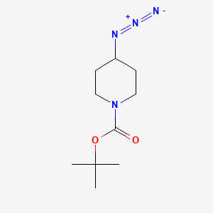 Chemical structure of Tert-butyl 4-azidopiperidine-1-carboxylate