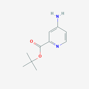 Chemical structure of tert-Butyl 4-aminopicolinate