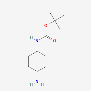 Chemical structure of Tert-butyl 4-aminocyclohexylcarbamate