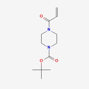 Chemical structure of tert-Butyl 4-acryloylpiperazine-1-carboxylate