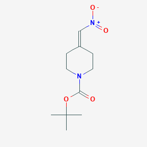 Chemical structure of tert-Butyl 4-(nitromethylene)piperidine-1-carboxylate