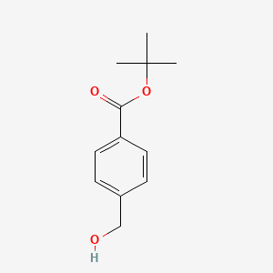 Chemical structure of tert-Butyl 4-(hydroxymethyl)benzoate