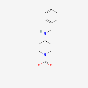 Chemical structure of tert-Butyl 4-(benzylamino)piperidine-1-carboxylate
