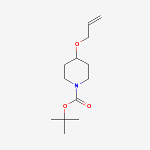 Chemical structure of tert-Butyl 4-(allyloxy)piperidine-1-carboxylate