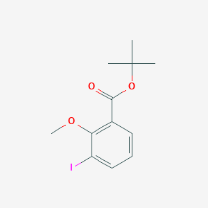 Chemical structure of tert-Butyl 3-iodo-2-methoxybenzoate