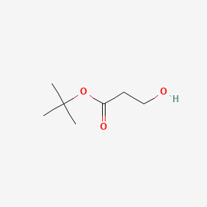 Chemical structure of tert-Butyl 3-Hydroxypropanoate
