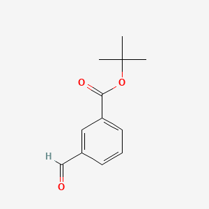 Chemical structure of tert-Butyl 3-formylbenzoate